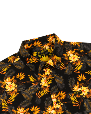 Tropics (Black/Gold) Button Down