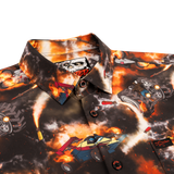Twisted (Black) Button Down