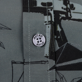 Palm (Gray) Button Down