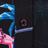 Palm (Black) Button Down