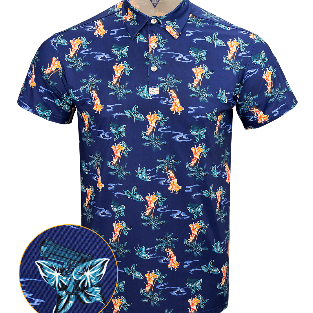 Retro Rifle - Men's Polo Shirt - Ventura 3 (V2)