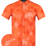 Retro City (Orange) Button Down