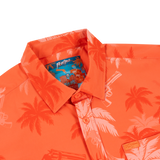 Retro City (Orange) Button Down
