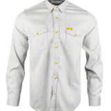 Whiteout Hawaiian Flannel (Gold Hardware)
