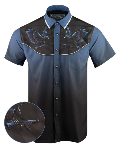 Wild West Button Down (Pearl Snaps)