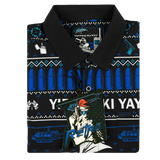 Yippee-Ki-Yay (Black) Button Down