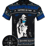 Yippee-Ki-Yay (Black) Button Down