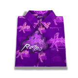 Macaws (Purple) Button Down