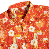 Bliss Vector Red Button Down