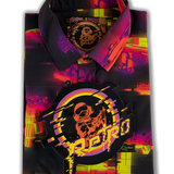 Glitch Button Down