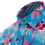 Hibiscus Miami Button Down (Youth)