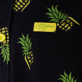 Pineapple Grenade Black Button Down (Youth)