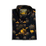 Trigger Happy (Black/Gold) Button Down