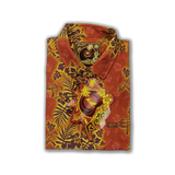 Tropic Aloha (Burnt Orange) Button Down
